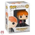 فانکو پاپ اورجینال رون ویزلی با کتاب Funko POP Harry Potter - Ron Weasley کد 71