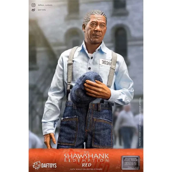 اکشن فیگور مورگان فریمن رهایی از شاوشنگ Morgan Freeman Shawshank Redemption Red برند Daf Toys