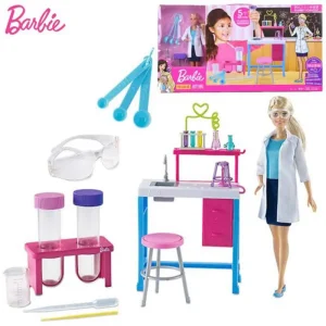 ست باربی پرستاری آزمایشگاهی Barbie Scientist Playset کد GBF78