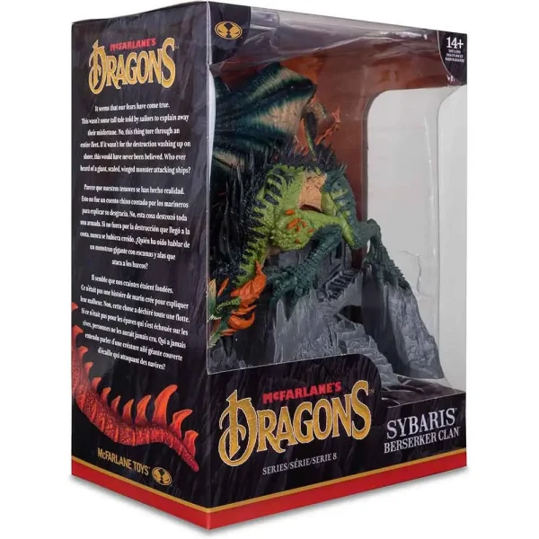 فیگور اژدها دراگون Dragons Series 8 Sybaris Berserker Clan Statue برند مکفارلین