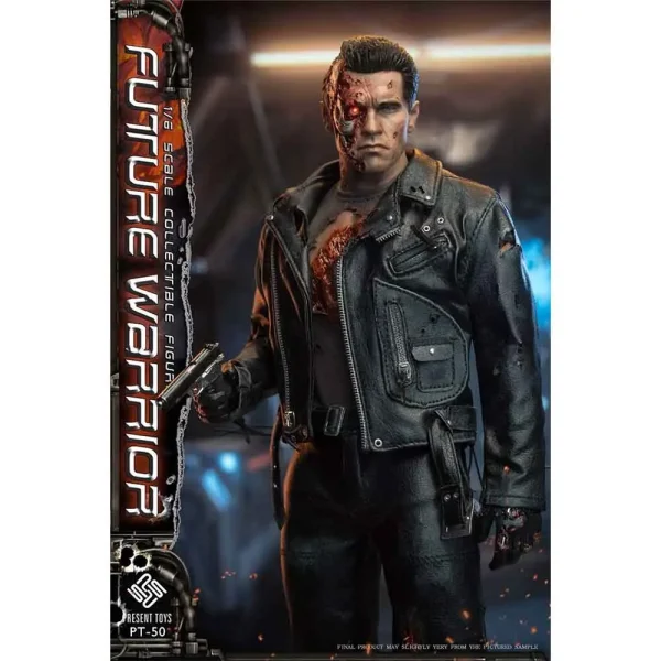 اکشن فیگور ترمیناتور آرنولد Terminator Future Warrior T800 Anord برند Present Toys