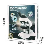 میکروسکوپ نیمه حرفه ای کودکان microscope science experiment زوم 1200 برابر کد SD-226