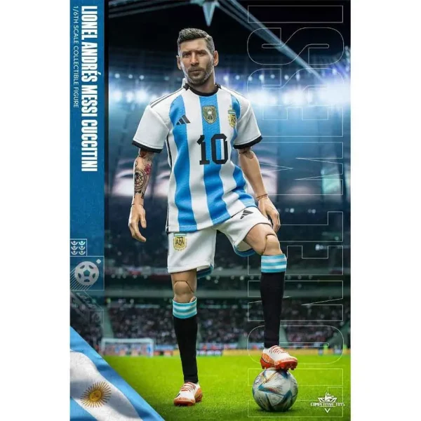 اکشن فیگور لیونل مسی لیمیتد ادیشن Action Figure 2022 World Cup Messi مقیاس 1/6