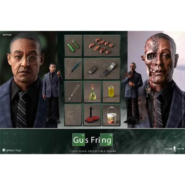 اکشن فیگور گاس فرینگ برکینگ بد Breaking Bad Gus Fring برند Mars Toys