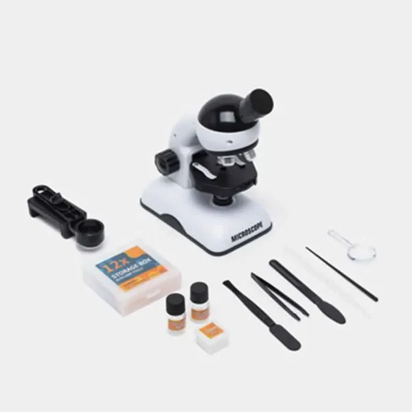 میکروسکوپ نیمه حرفه ای کودکان microscope science experiment زوم 1200 برابر کد SD-226