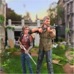 اکشن فیگور لست آف آس The Last of US پک دو عددی Joel & Ellie سری Pes5