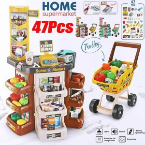 ست سوپرمارکت کودک Home Supermarket Kid کد 668-77