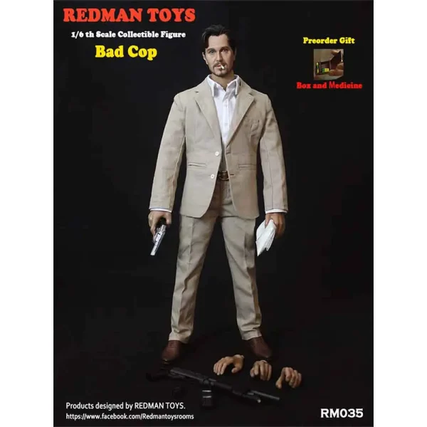 اکشن فیگور گری اولدمن از فیلم لئون | Norman Stansfield | Leon The Professional برند Redman Toys