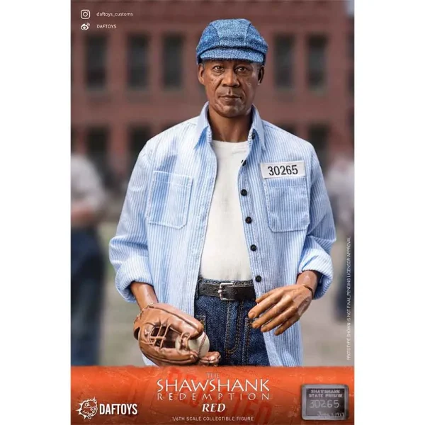 اکشن فیگور مورگان فریمن رهایی از شاوشنگ Morgan Freeman Shawshank Redemption Red برند Daf Toys