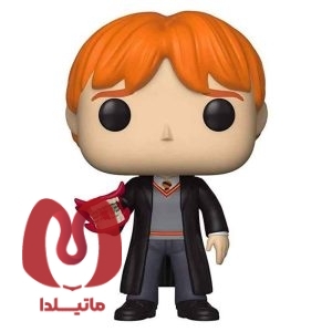 فانکو پاپ اورجینال رون ویزلی با کتاب Funko POP Harry Potter - Ron Weasley کد 71