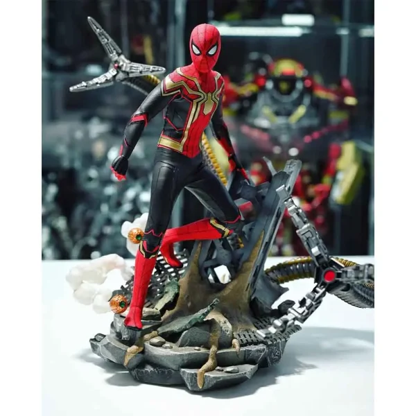 اکشن فیگور اسپایدرمن The Spiderman Integrated Suit Deluxe Version برند Hot Toys