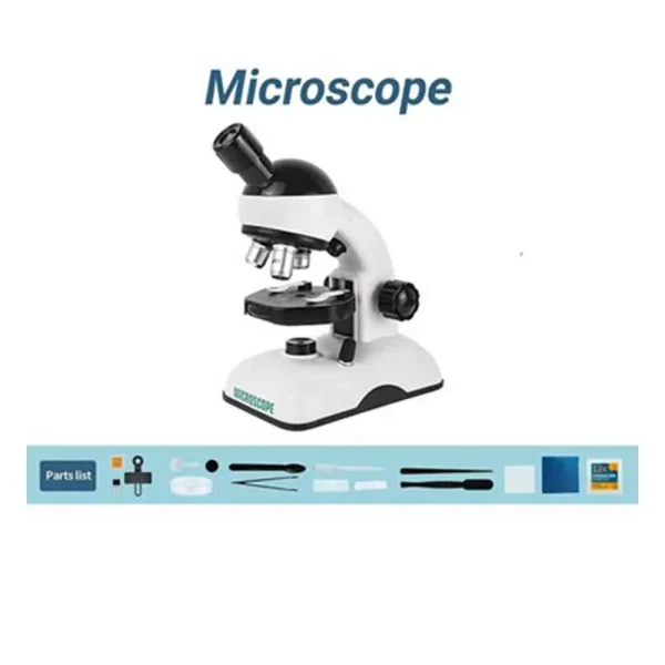 میکروسکوپ نیمه حرفه ای کودکان microscope science experiment زوم 1200 برابر کد SD-226