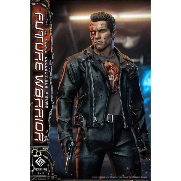 اکشن فیگور ترمیناتور آرنولد Terminator Future Warrior T800 Anord برند Present Toys