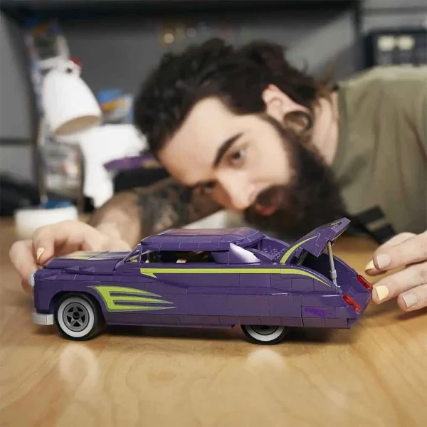 لگو ماشین کلاسیک سری Mega Construx Purple Passion برند Hot Wheels