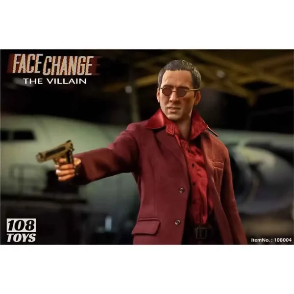 اکشن فیگور تغییر چهره نیکلاس کیج Nicolas Cage Face Change برند 108Toys