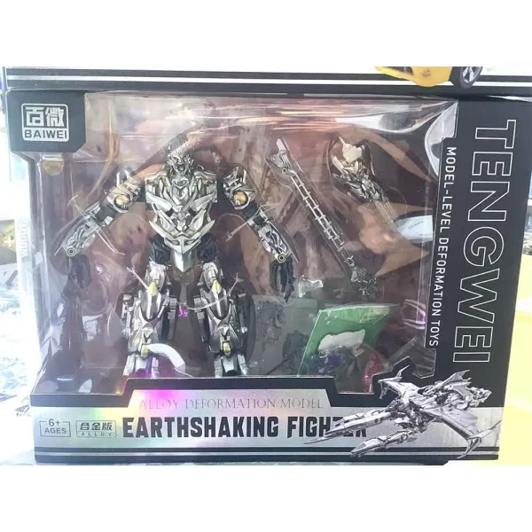 اکشن فیگور ترنسفورمر مگاترون Transformer Megatron Earthshaking Fighter برند Baiwai