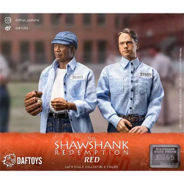 اکشن فیگور مورگان فریمن رهایی از شاوشنگ Morgan Freeman Shawshank Redemption Red برند Daf Toys