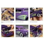 لگو ماشین کلاسیک سری Mega Construx Purple Passion برند Hot Wheels