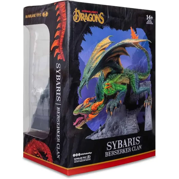 فیگور اژدها دراگون Dragons Series 8 Sybaris Berserker Clan Statue برند مکفارلین