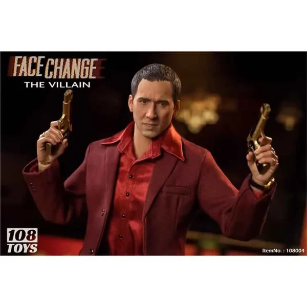 اکشن فیگور تغییر چهره نیکلاس کیج Nicolas Cage Face Change برند 108Toys