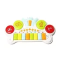 اسباب بازی پیانو الکترونیکی صورتی با صندلی و میکروفون Kanisi Musical Piano کد HY-683