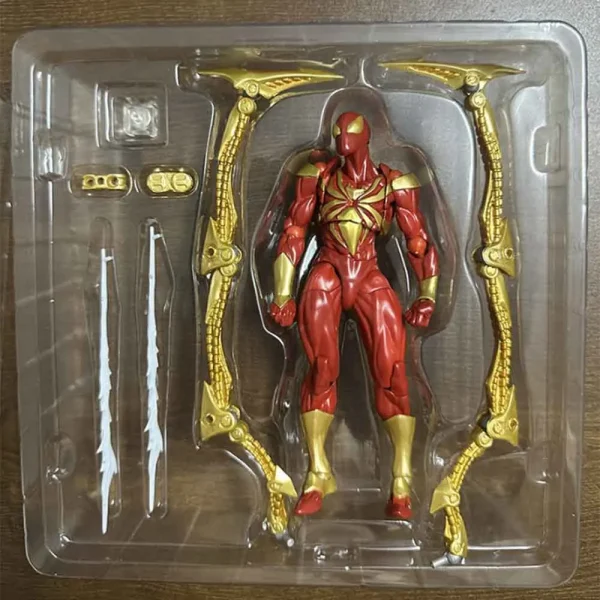 اکشن فیگور آیرون اسپایدر سری Sentinel Iron Spider Red Suit برند یاماگوچی