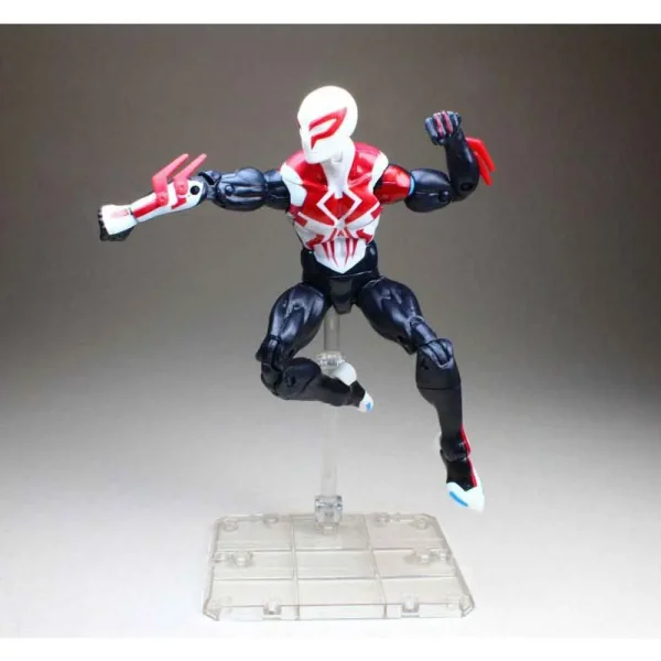 اکشن فیگور کمیک اسپایدرمن سری MULTIVERS SPIDERMAN 2099 Special Edition برند ZD toys با پایه نگهدارنده