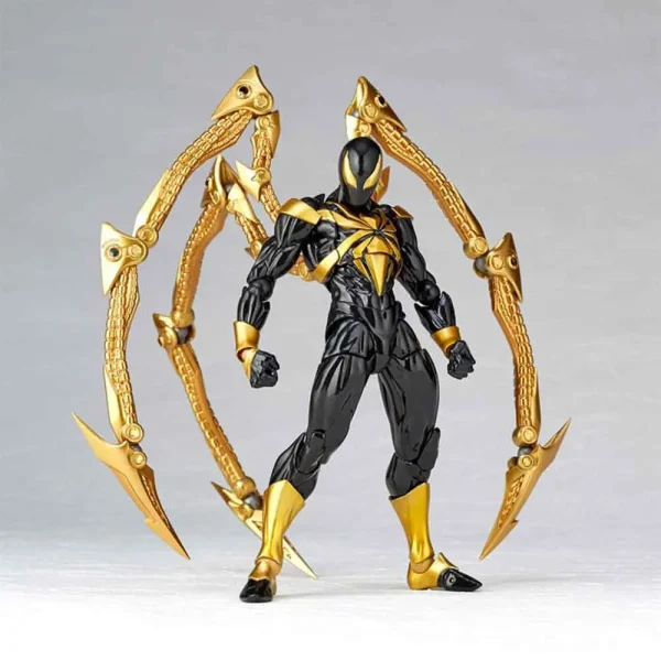 اکشن فیگور آیرون اسپایدر سری Sentinel Iron Spider Black Suit برند یاماگوچی