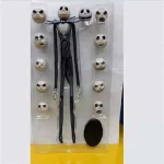 فیگور جک اسکلینگتون کابوس پیش از کریسمس Jack Skellington با 12 سر اضافه