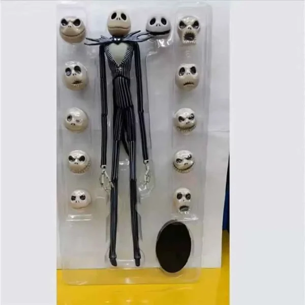 فیگور جک اسکلینگتون کابوس پیش از کریسمس Jack Skellington با 12 سر اضافه