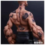 فیگور اورجینال ملوان زبل Popeye 1/6 TATTOO BODY