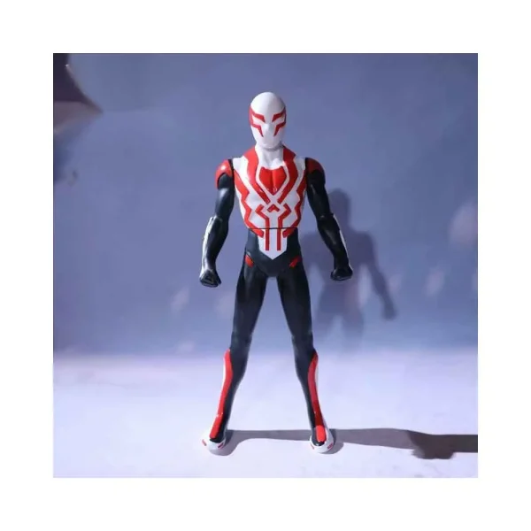 اکشن فیگور کمیک اسپایدرمن سری MULTIVERS SPIDERMAN 2099 Special Edition برند ZD toys با پایه نگهدارنده