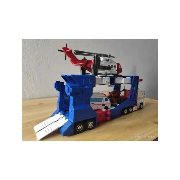 اکشن فیگور شاهکار آپتیموس پرایم سری تبدیل شوند THF-04 Hyper Magnum optimus prime ارتفاع 35 سانتی متر