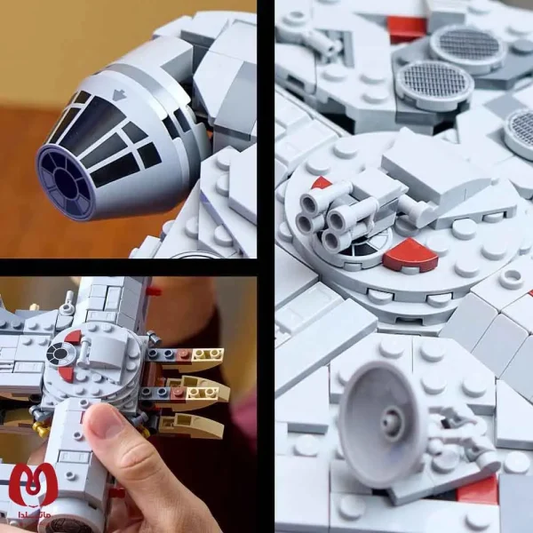 لگو اورجینال استاروارز کشتی فالکون Star Wars Millennium Falcon Starship کد 75375