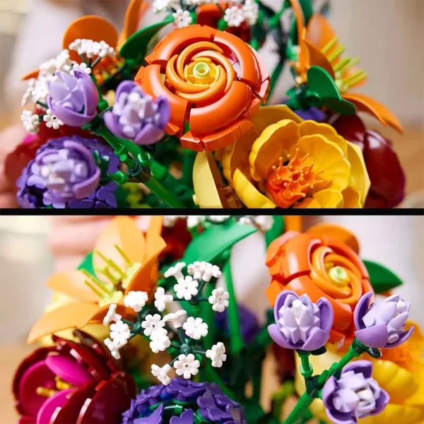 لگو اورجینال گل مرتب زیبا Botanicals Flower Arrangement کد 10345