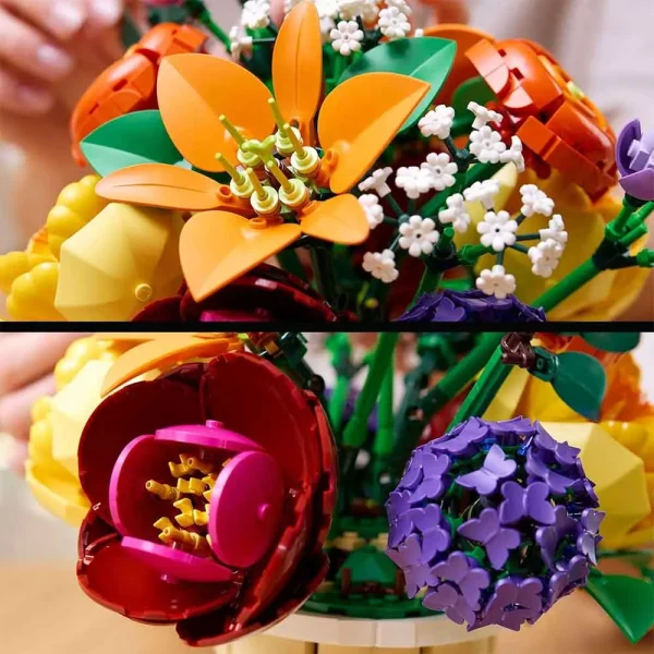 لگو اورجینال گل مرتب زیبا Botanicals Flower Arrangement کد 10345