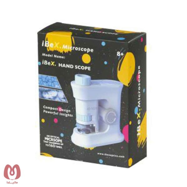 میکروسکوپ جیبی آیبکس مدل HandScope کد 1 به همراه پایه نگهدارنده قابل تنظیم