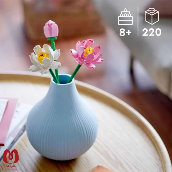 لگو اورجینال گل لوتوس Botanicals Lotus Flowers کد 40647