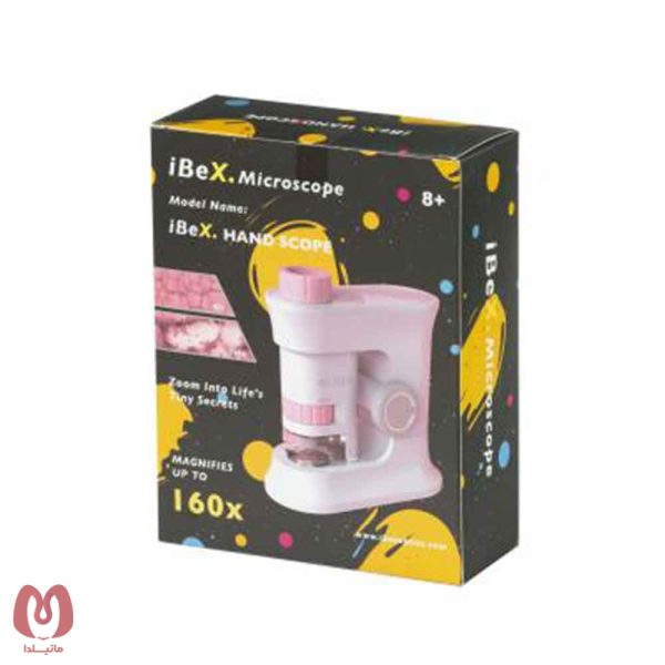میکروسکوپ جیبی آیبکس مدل HandScope کد 1 به همراه پایه نگهدارنده قابل تنظیم
