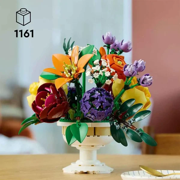 لگو اورجینال گل مرتب زیبا Botanicals Flower Arrangement کد 10345