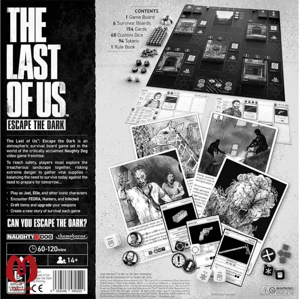 بازی فکری لست اف آس The Last of Us: Escape The Dark Board Game