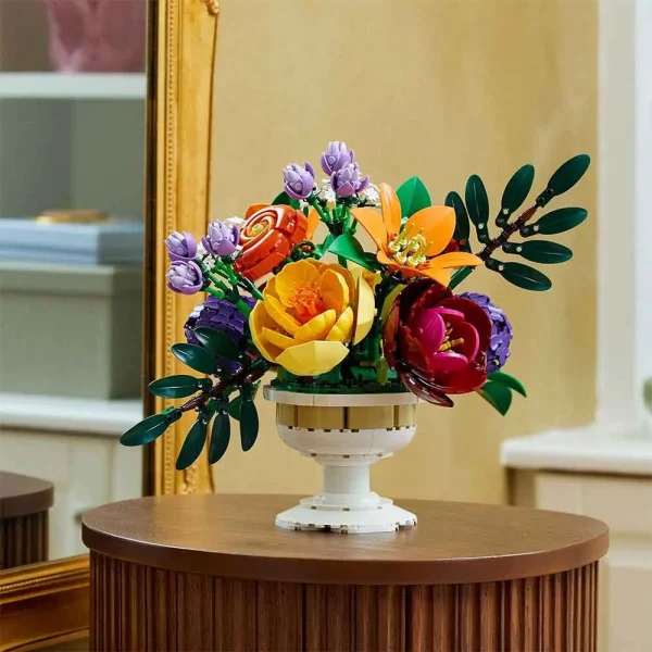 لگو اورجینال گل مرتب زیبا Botanicals Flower Arrangement کد 10345