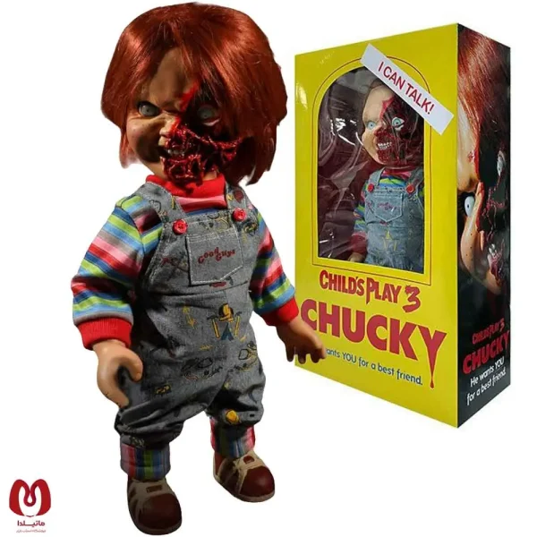اکشن فیگور چاکی Talking Pizza Face Chucky برند مزکو