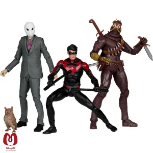اکشن فیگور بتمن نایت وینگ Batman: Court of Owls | Talon & Nightwing & Owl برند مکفارلین