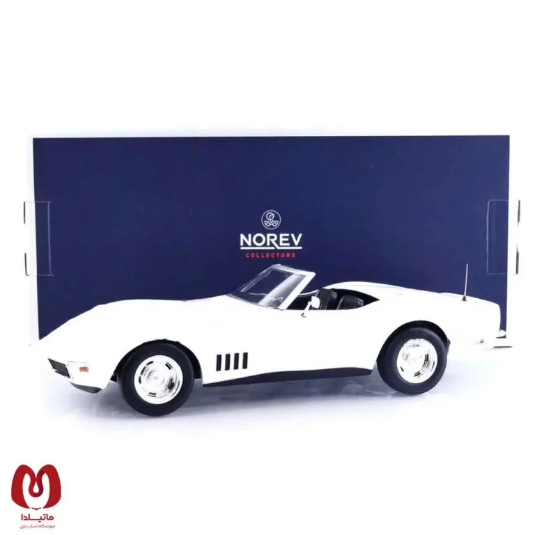ماکت ماشین شورلت Chevrolet Corvette Cabrio 1969 برند Norev