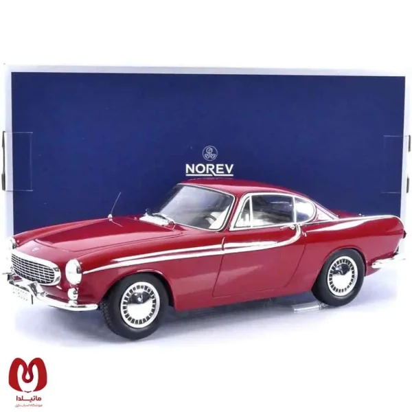 ماکت ماشین ولوو Volvo P1800 1961 برند Norev