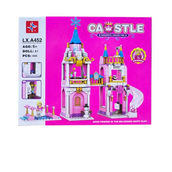 لگو (ساختنی) اسباب بازی قصر باربی برند LX کد LX.A452