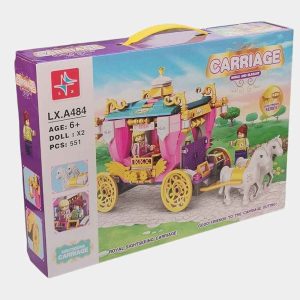 لگو کالسکه دخترانه CARRIAGE کد A484 تعداد 551 قطعه