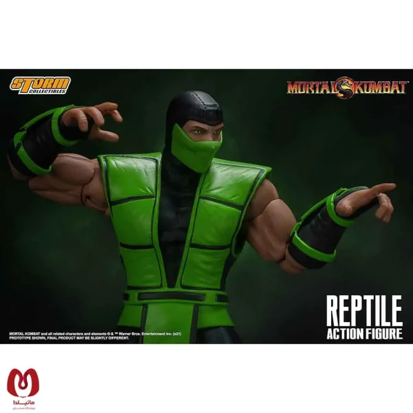 اکشن فیگور مورتال کمبت رپتایل Mortal Kombat Reptile برند Storm
