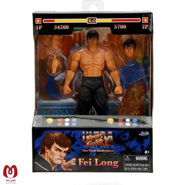 اکشن فیگور استریت فایتر Fei Long Street Fighter برند جادا